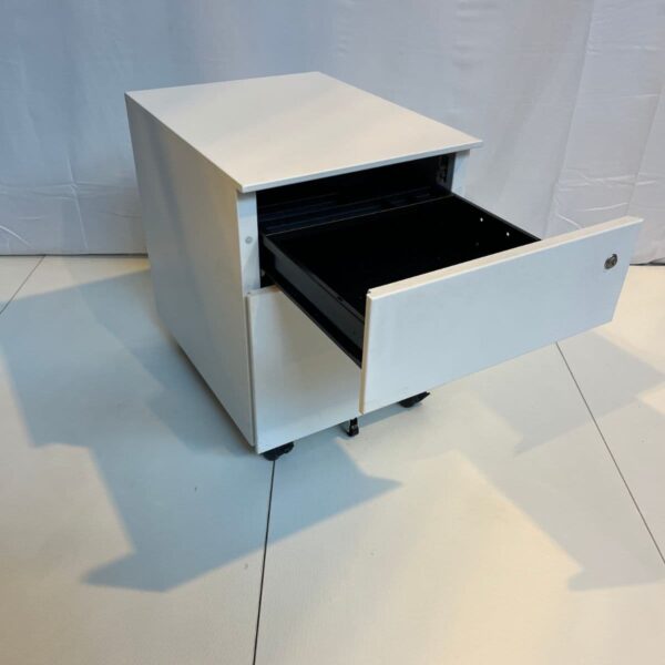 Caisson blanc 2 tiroirs – Image 3