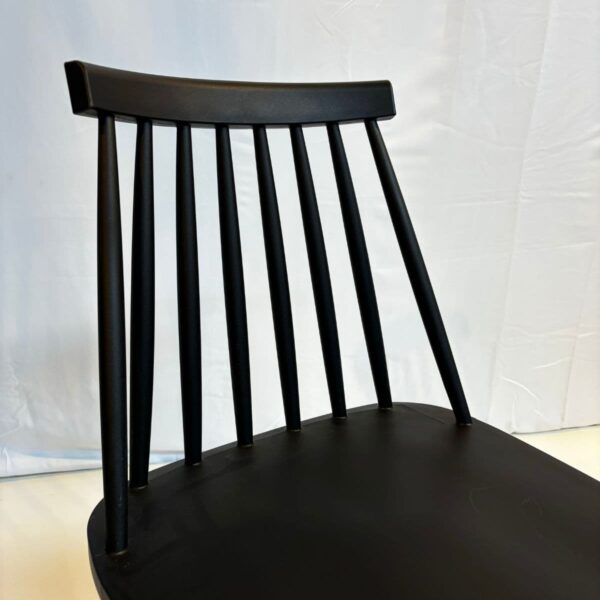 Chaise noire et bois – Image 3