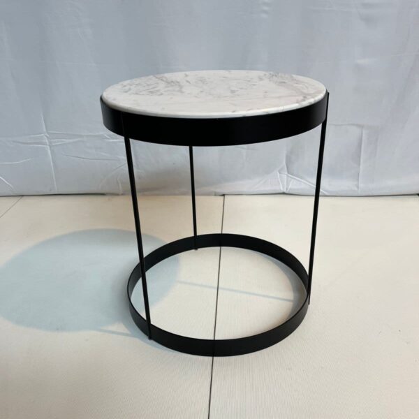 Table d'appoint avec dessus en marbre