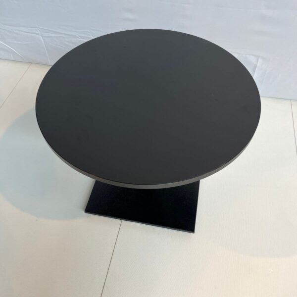 Table basse ronde noire – Image 2