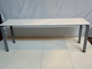 Table blanche 200x50