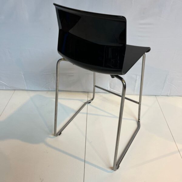 Tabouret haut noir – Image 2
