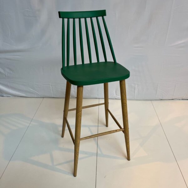 Tabouret haut vert