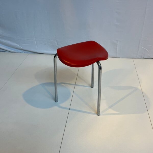 Tabouret rouge