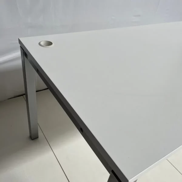 Bureaux blancs 160x80cm – Image 3
