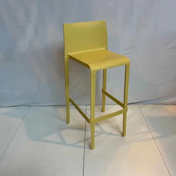 Tabouret haut jaune PEDRALI VOLT