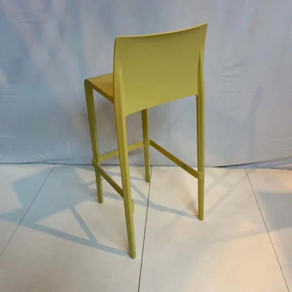 Tabouret haut jaune PEDRALI VOLT – Image 3