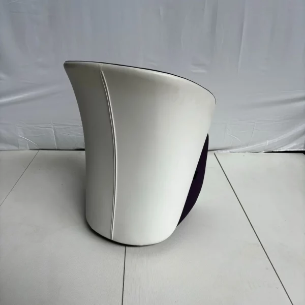 Fauteuil KASTEL KOCCALA violet et blanc – Image 2