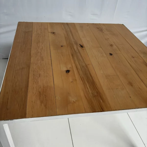 Table carré plateau bois – Image 2