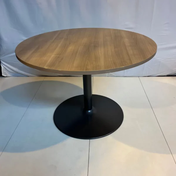 Table ronde plateau bois