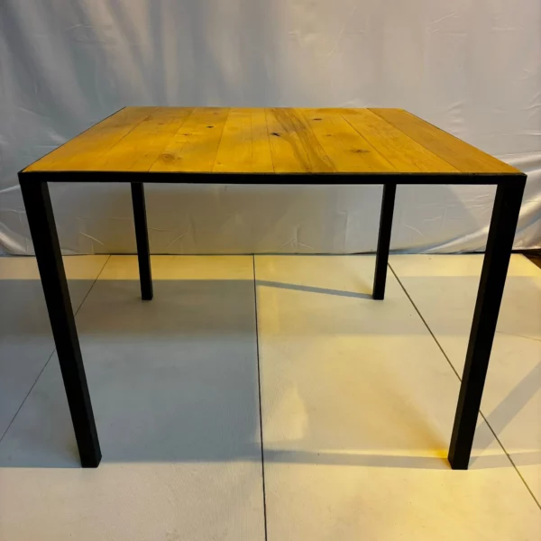 Table carré 100 x 100 cm bois – Image 2