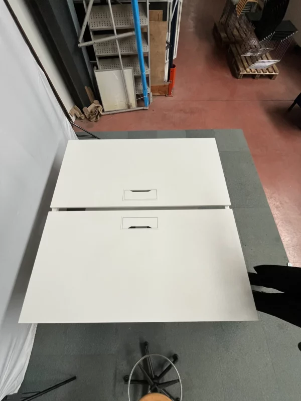Bench 2 personnes blanc – Image 3
