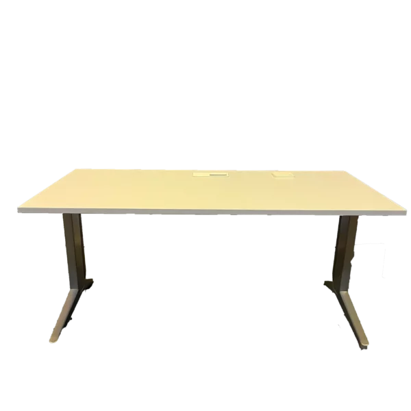 Bureau blanc STEELCASE 160x80cm