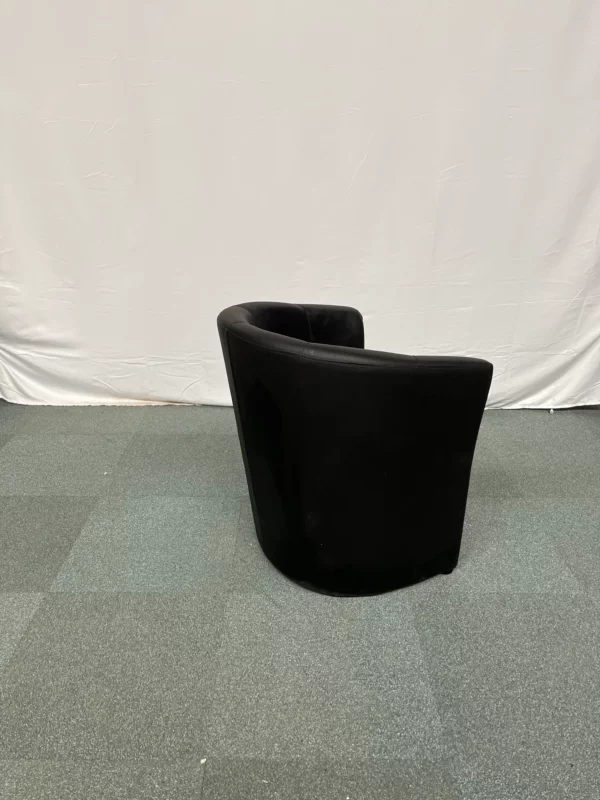 Fauteuil club noir – Image 3