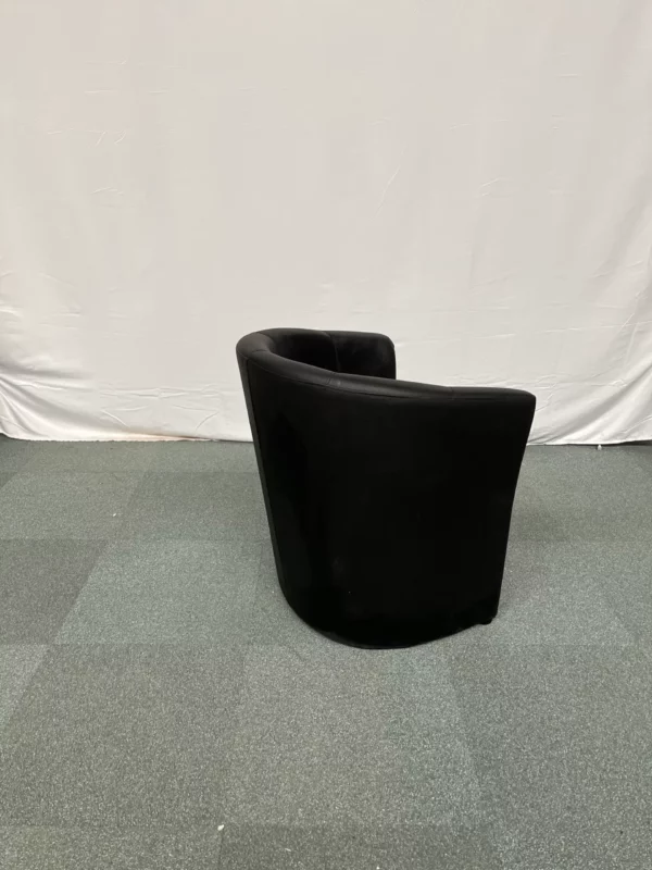 Fauteuil club noir – Image 3