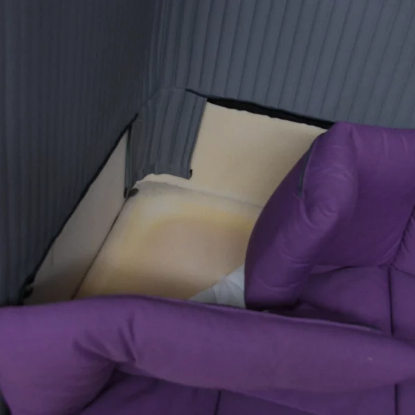 Banquette violette 3 personnes - CAN012-RO – Image 4