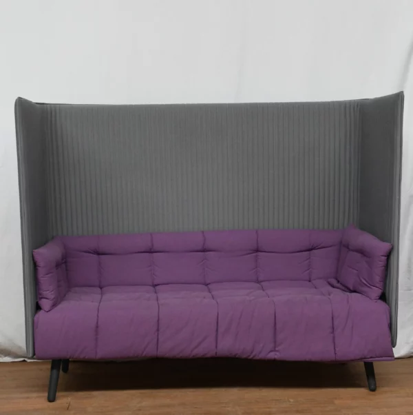 Banquette violette 3 personnes - CAN012-RO