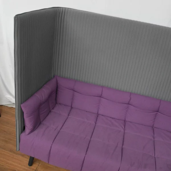 Banquette violette 3 personnes - CAN012-RO – Image 2