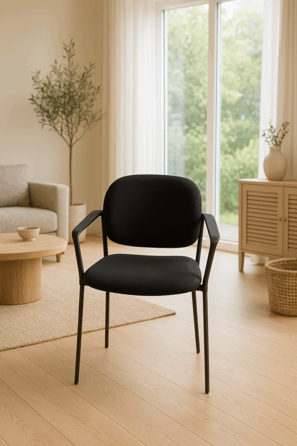 Chaise visiteur noir